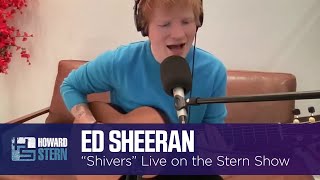 Ed Sheeran “Shivers” Live on the Stern Show Resimi