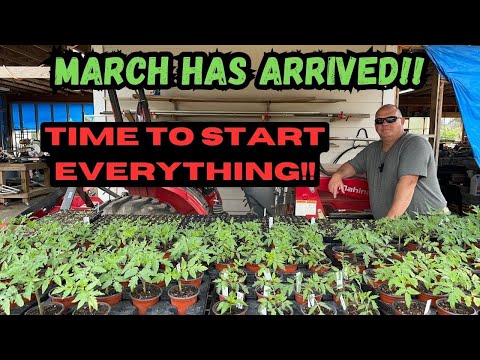 March Has Arrived! Time To START EVERYTHING In The Garden! #garden #farming #vegetables #gardening