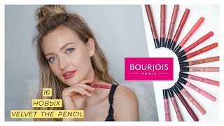 Bourjois Velvet The Pencil 16 оттенков + Макияж во французском стиле - Видео от Alina_FlyCloud