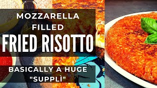 Mozzarella Filled Fried Risotto - How To Make a Mouthwatering 