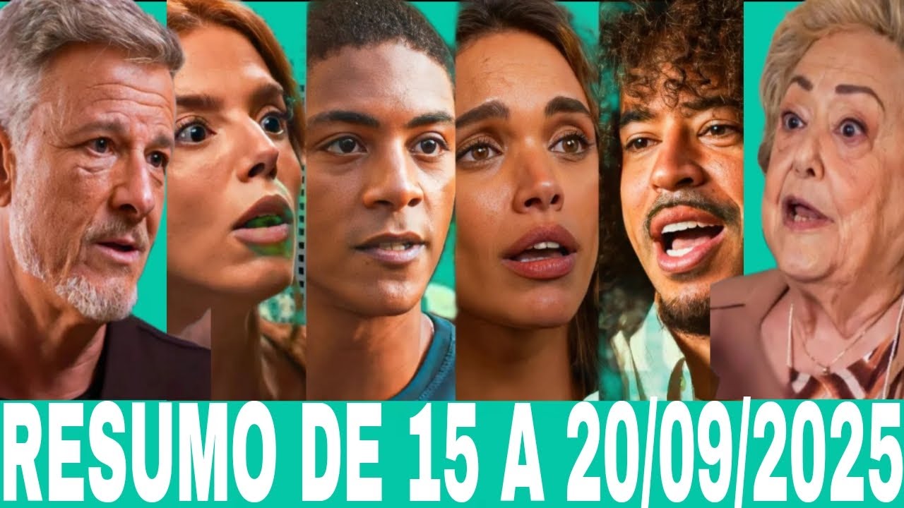 DONA DE MIM RESUMO SEMANAL DE 15 A 20/09/2025- Resumo da novela dona de mim.