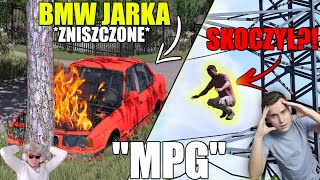 ZNISZCZYŁAM BMW JARKA! *PRANK* ŹLE SIĘ SKOŃCZYŁ (SKOCZYŁ ZE SŁUPA?!) 'MPG' [#179] FS22