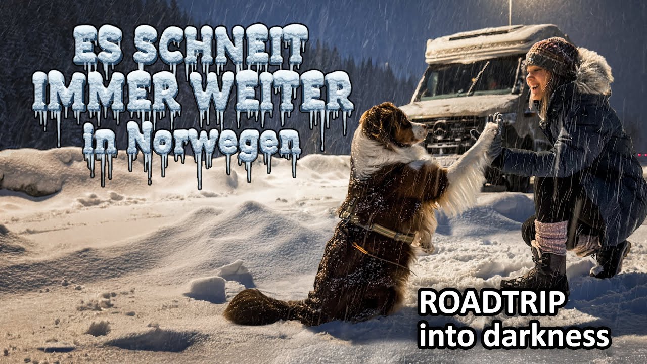 ❄️ Es schneit immer weiter in Norwegen ❄️