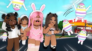 WE HAD A BLOXBURG EGG HUNT EVENT...FINDING THE LOST EGGS!!