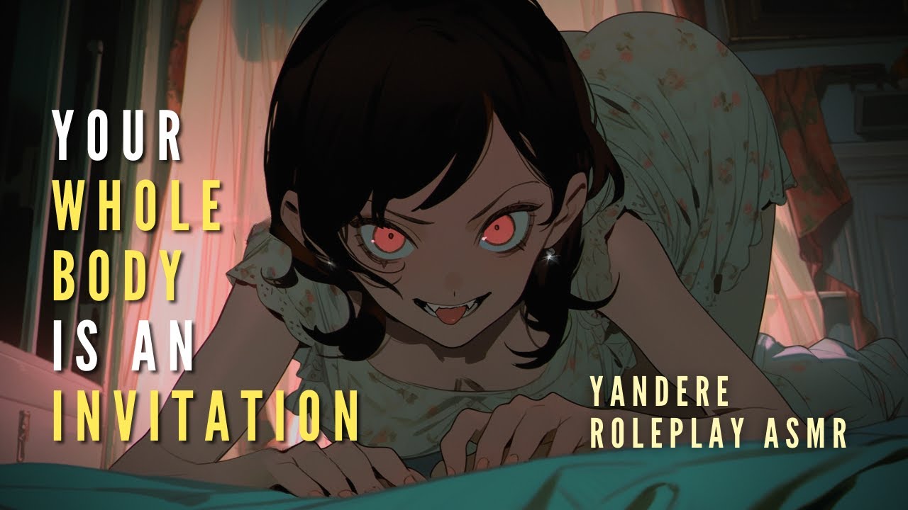 Yandere Vampire Confesses To You [F4M] [Feeding] [Friends to Lovers] [ASMR Girlfriend Roleplay]