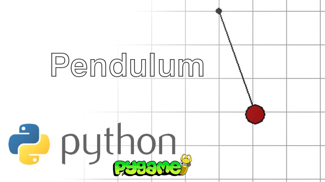 Python Pendulum Simulation With Pygame Code Link In Description YouTube
