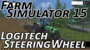 Setup Logitech Steering Wheel Farm Sim 15