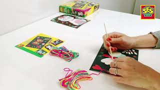 SES Creative - String colouring neon (Unboxing & How to)