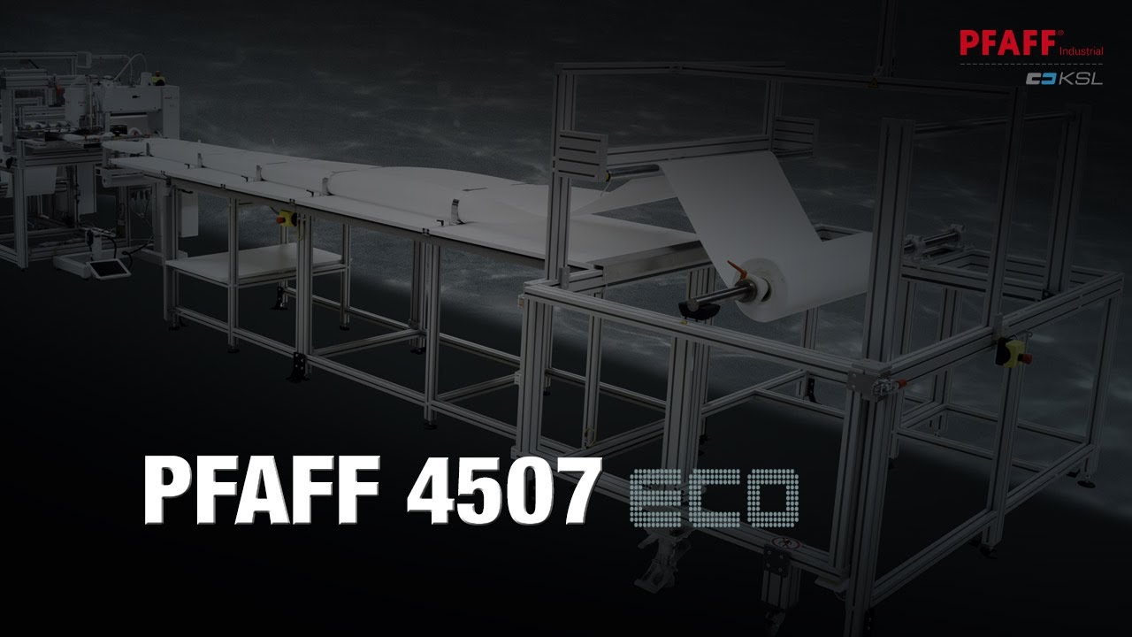 PFAFF 4507 ECO - Moderne, ökonomische Filterschlauch-Schweißanlage