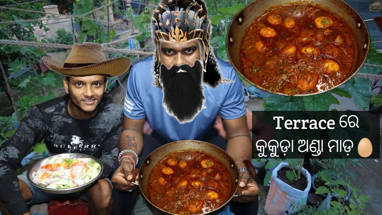 କଟପା ର Masala Egg Curry | ଦେଖ କେମିତି ହେଲା 😂( ବ୍ରାକେଟ ରେ Salad🥗)Full Entertainment Vlog