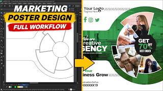 Design Marketing Poster in CorelDRAW | Full Workflow
