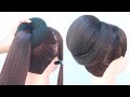 Quick everyday bun hairstyle in 2 minute  hair style girl  new hairstyle  easy hairstyles