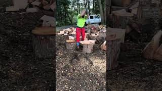 Fiskars x27 vs 8lb isocore splitting big wood. Can I out-split a hydraulic splitter?