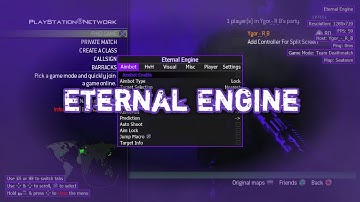 [PS3/CFW/HEN/MW3] ETERNAL ENGINE V4.0 , Protection, Aimbot, Third person, Fix Account(No XUID), RCE.