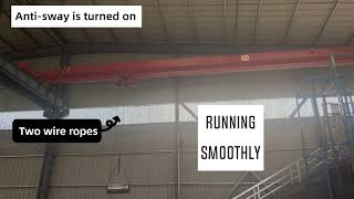 Crane with anti sway