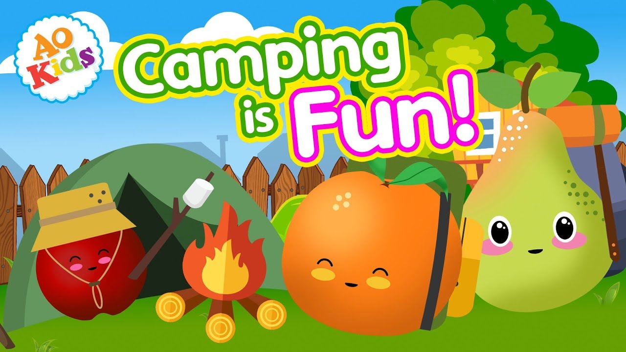 Camping is fun. KIDLOLAND. Aokids.