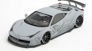 LB Works 458 “Combat Gray”Signature version 1/43 by FuelMe models