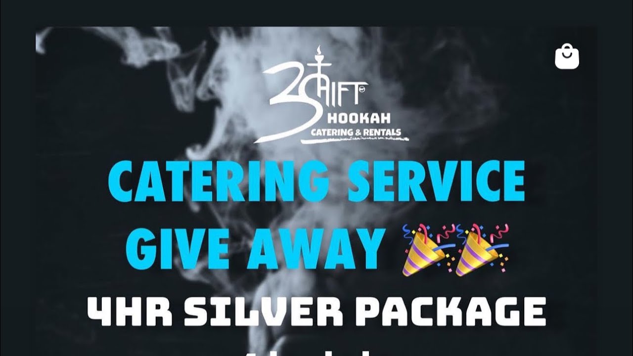 HOOKAH CATERING 🔥🔥