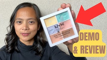 How to cover undereye circles: nyx color correcting pallette review
