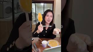 Mango Yogurt Ice Cream Hack 🥭🍫 Easy No Machine Dessert!