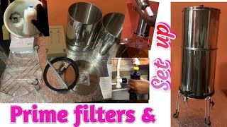How to set up a Gravity fed water filter ie Barkley (Unbox, prime and setup)