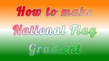 How to make National Flag Gradient in Paint | Three color gradient | tin rango ka gradient #mspaint