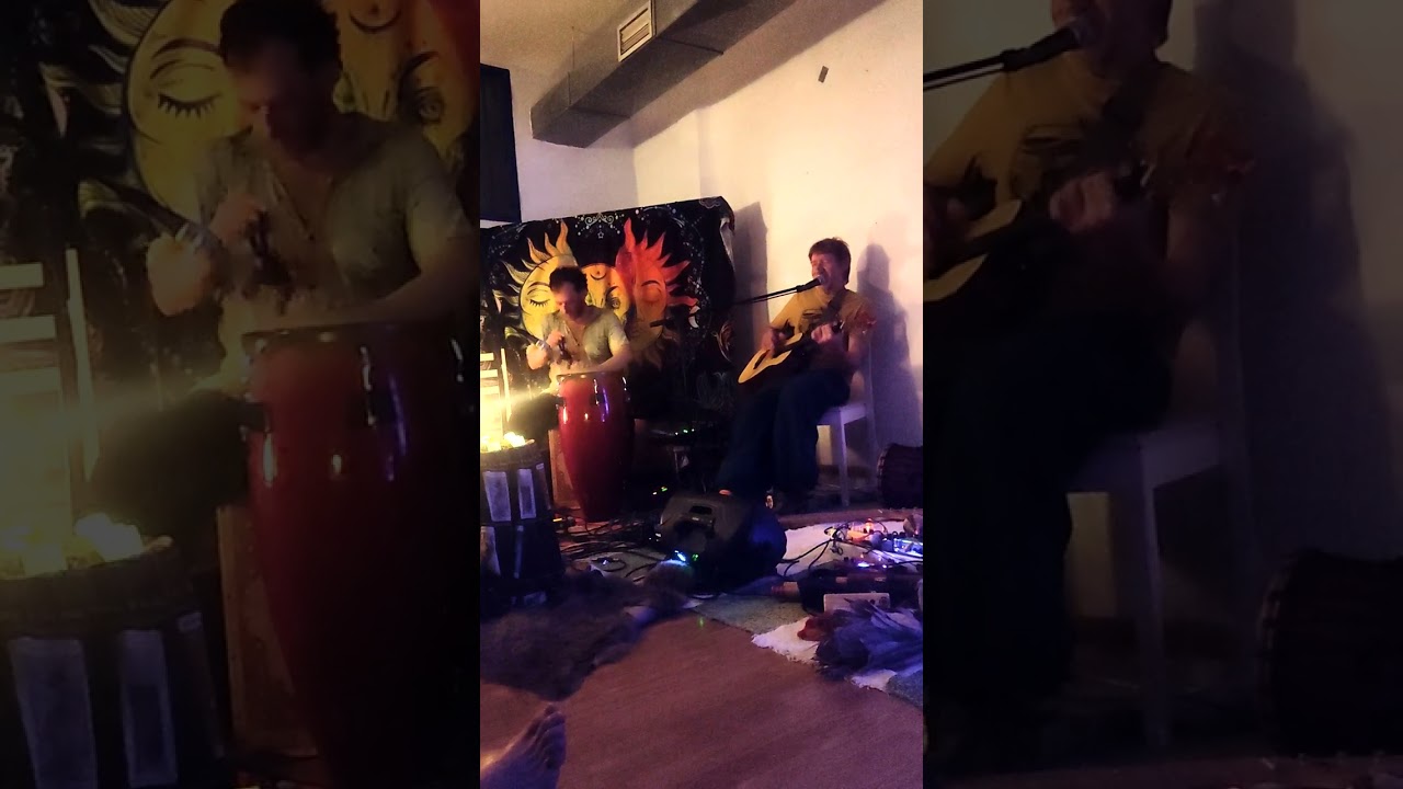 Healing Voices live at Kulam Project live singing circle, Orgiva Spain