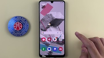 How to enable/disable Swipe up on the home screen to open search on Samsung A22 Android 12