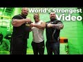 ARM WRESTLING EDDIE HALL WITH LARRY WHEELS | EUROPE'S STRONGEST MAN