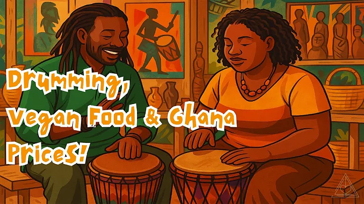 Drumming Lesson, Vegan Festival & Grocery Haul in Accra | Black British Abroad