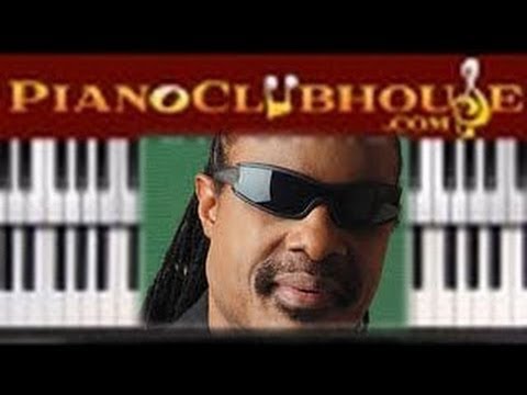 ♫ How to play "SUPERSTITION" by Stevie Wonder (easy piano lesson tutorial)  - YouTube
