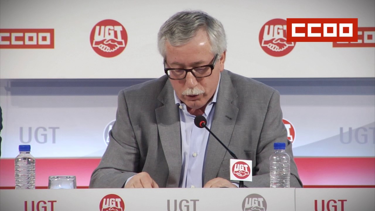 CCOO y UGT presentan el manifiesto y los actos del 1 de mayo - YouTube