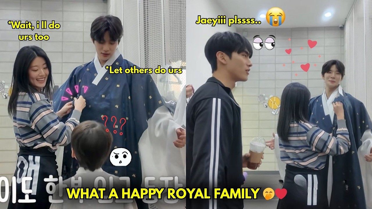 JIHYUN WAS THE ONE TYING SANGMIN’S HANBOK😭😭😭 WHAT DO I DO WITH THIS INFORMATIONNN🥹 IM BLUSHING