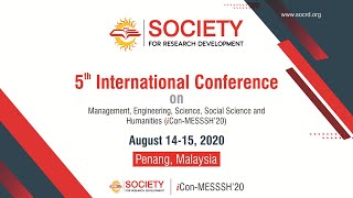 Invited Talk on Social Entrepreneurship by Ms. Careemah Choong in iCon-MESSSH'20