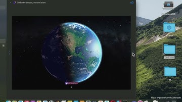 3D Earth & Moon, Sun and Stars Education App [MAC OS] Basic Overview