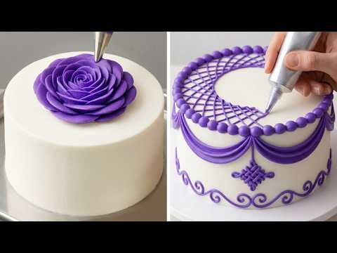 Top 16 So Easy Cake Decorating Ideas | Elegant White Cream Cake Decorating Ideas You Can Do At Home