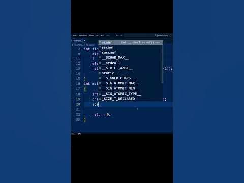 FIBONACCI SERIES USING RECURSION IN C - YouTube