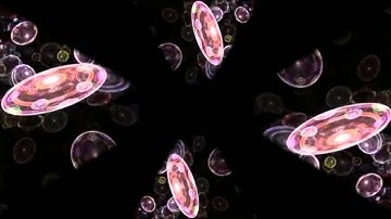 Apophysis Fractal Animation, Holographic Animation For Use With HoloQuad Pyramid Hologram MMD