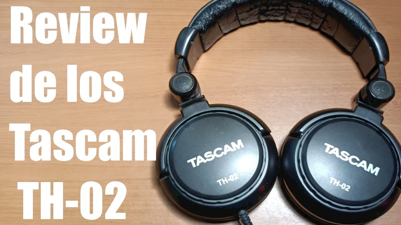 Tascam th-02 audífonos profesionales para estudio