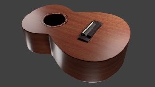 Гавайская гитара в Blender (часть №1) Гавайская гитара в Blender (часть №1)