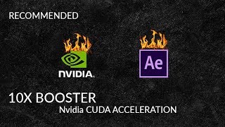 Nvidia Settings Booster For Smooth After Effects Editing - WORKS FOR 2024