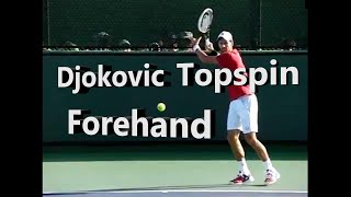 Djokovic Top spin forehand