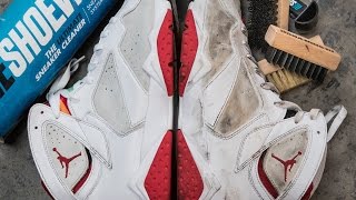 How to clean Jordan Hare 7's with Reshoevn8r