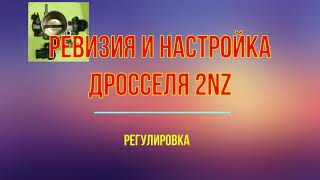 Настройка дросселя с мотора 1 и 2 NZ