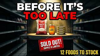 12 Foods to Stock NOW Before Prices Explode (#1 Will Surprise You)