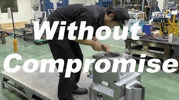 Hand scraping to casting head | 職人業キサゲ