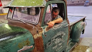 Backwards 1953 Chevy truck 50inc