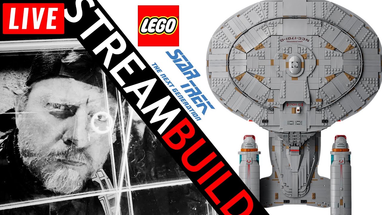 🔴 Building LEGO Star Trek U.S.S. Enterprise NCC-1701-D (10356) Live!