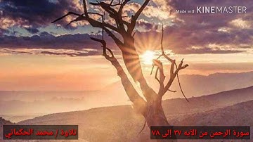 ما تيسر من سورة الرحمن .. تلاوة : محمد الحكماني