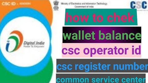 how to chek CSC wallet balance ~csc operator id ka balance is tarah se chek kare #junioralam